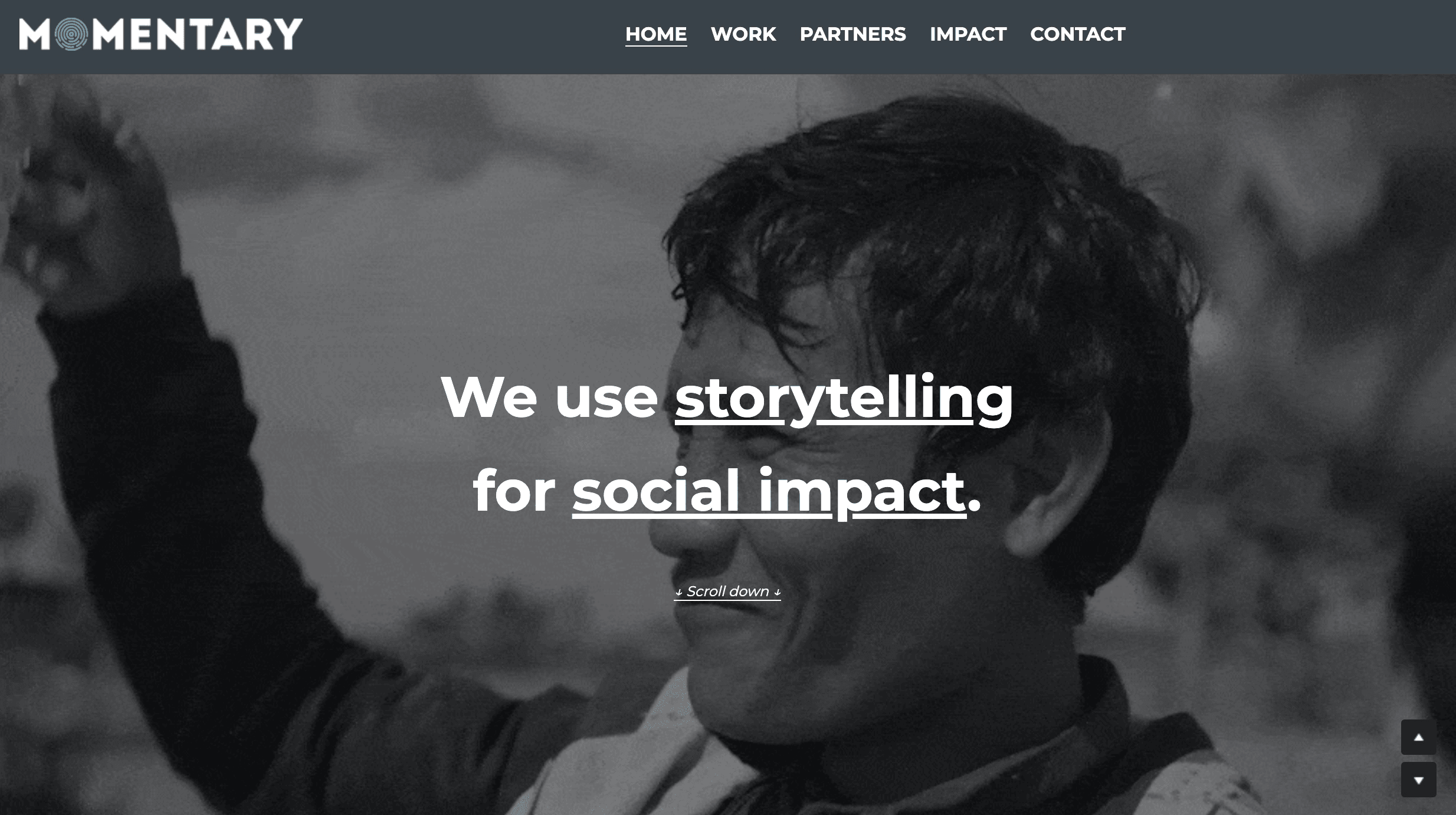 null Momentary Website Landing Page